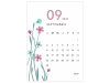 Calendar 2024 de perete A3, floral - imagine 9