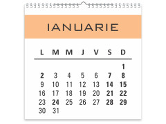 Calendar de perete lunar, 2023