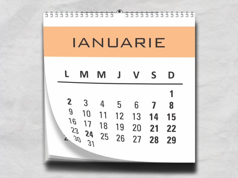 Calendar de perete lunar, 2023 - Fotografie 2