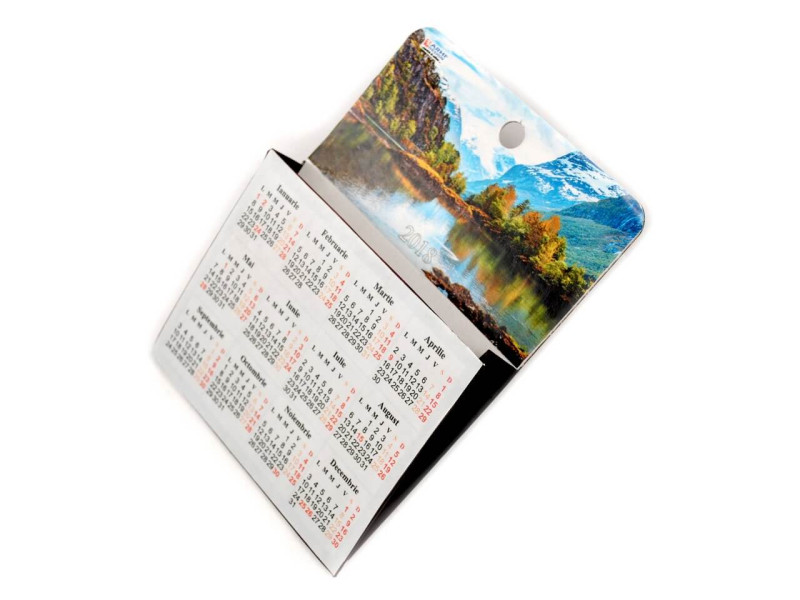 Calendar magnetic cu buzunar si agatatoare - Fotografie 2