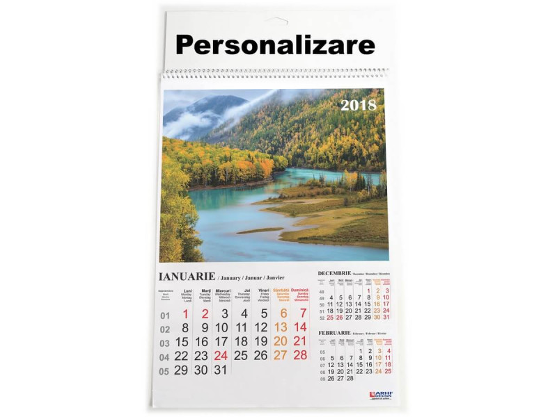 Calendar Peisaje XL - 2018 - Fotografie 1