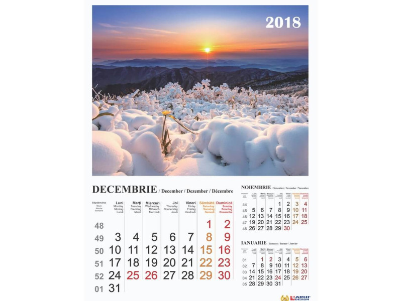 Calendar Peisaje XL - 2018 - Fotografie 2