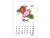 Calendar perete A5 FRUCTE PICTATE - imagine 4