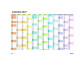 Calendar Planner Anual 2027 de Perete, dim. 63x86 cm