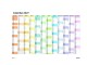 Calendar Planner Anual 2027 de Perete, dim. 63x86 cm