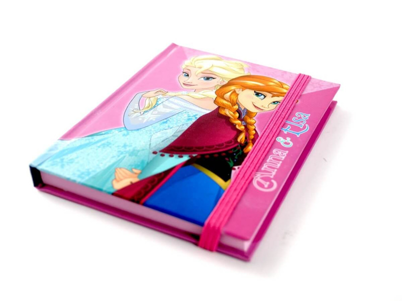 Carnetel Frozen Anna si Elsa - Disney Roz - Fotografie 3