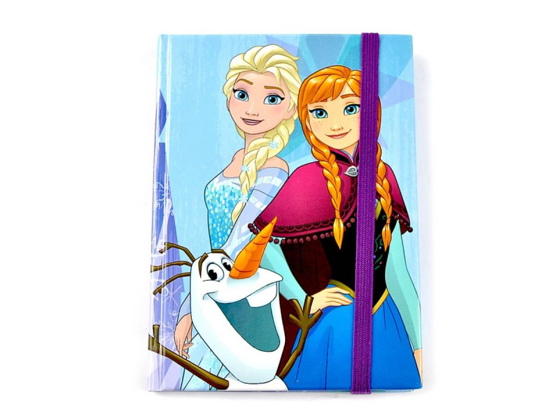 Carnetel Frozen Elsa Ana si Olaf - Disney Bleu - Fotografie 1