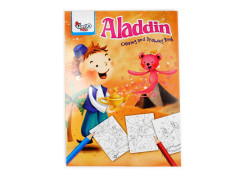 Carte de colorat 120 pagini - Aladin