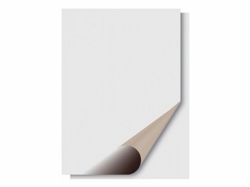 Carton duplex 230g/mp, dimensiune 50x63, netiparit (fata alb cretat, spate crem), 100 buc/set - Fotografie 1