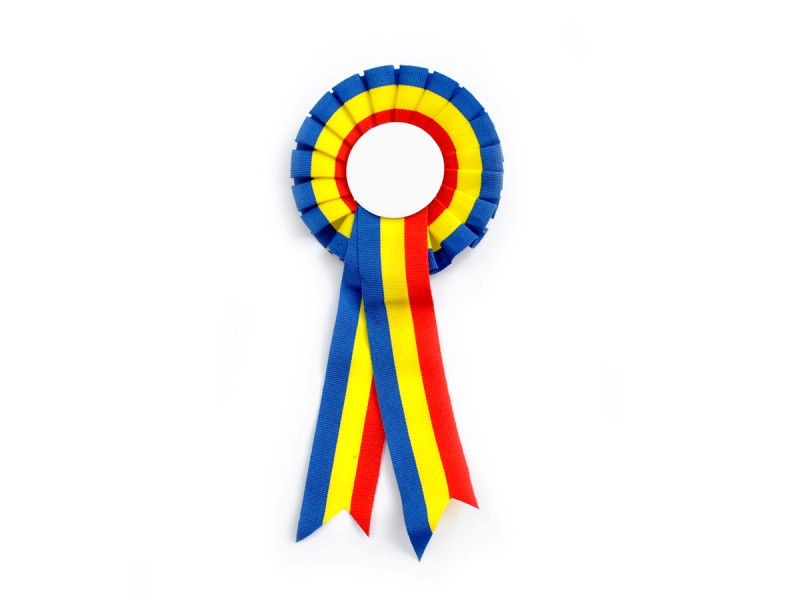 Cocarda Tricolor, diametru 5 cm - Fotografie 1