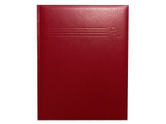 Coperta agenda A4 Manager, caserata similipiele, 50 buc/set, bordo