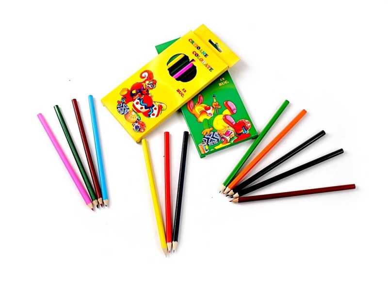 Creioane colorate Paste 12 culori - Fotografie 4