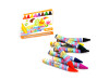 Creioane colorate cerate Jumbo Yalong, 8 buc - imagine 3