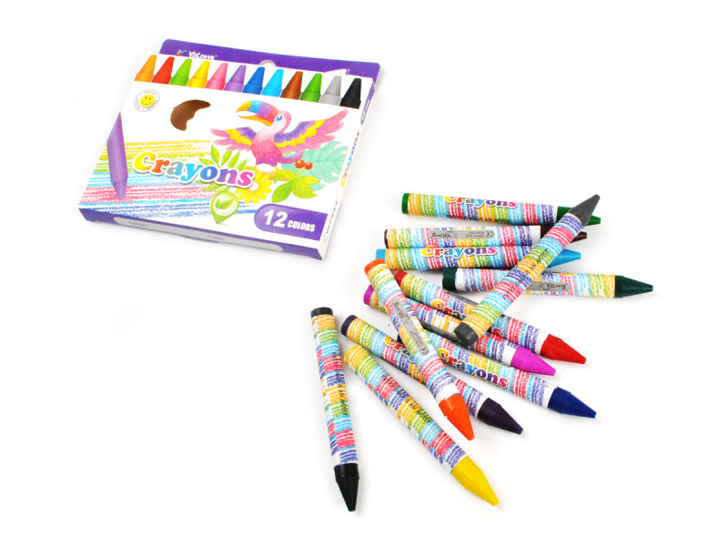 Creioane colorate cerate Yalong, 12 buc - Fotografie 3