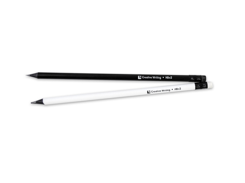Set Creioane din plastic, HB, 6buc/set Creative Writing, It's Black it's White - Fotografie 2