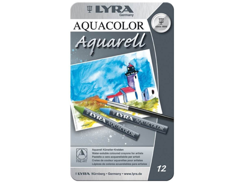 Creioane color cerate Lyra Aquarell - Fotografie 1