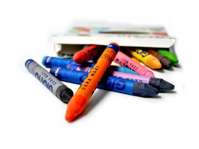 Set creioane colorate cerate Giotto maxi, 12 buc - Fotografie 1