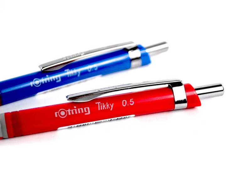 Creion mecanic Tikky Rotring 0.5 mm, rosu - Fotografie 2