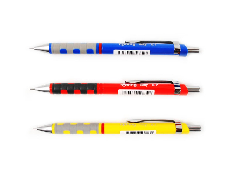 Creion mecanic Tikky Rotring 0.7 mm, diverse culori - Fotografie 1