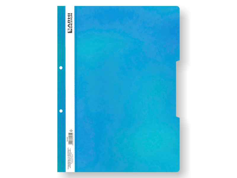 Dosar plastic Arhi Design, Bleu, set 25 - Fotografie 1