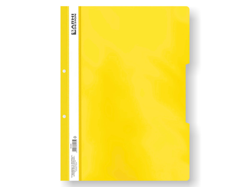 Dosar plastic Arhi Design, Galben - Fotografie 1