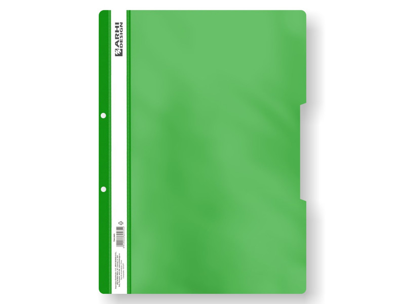 Dosar plastic Arhi Design SET, verde - 50 buc/set - Fotografie 1