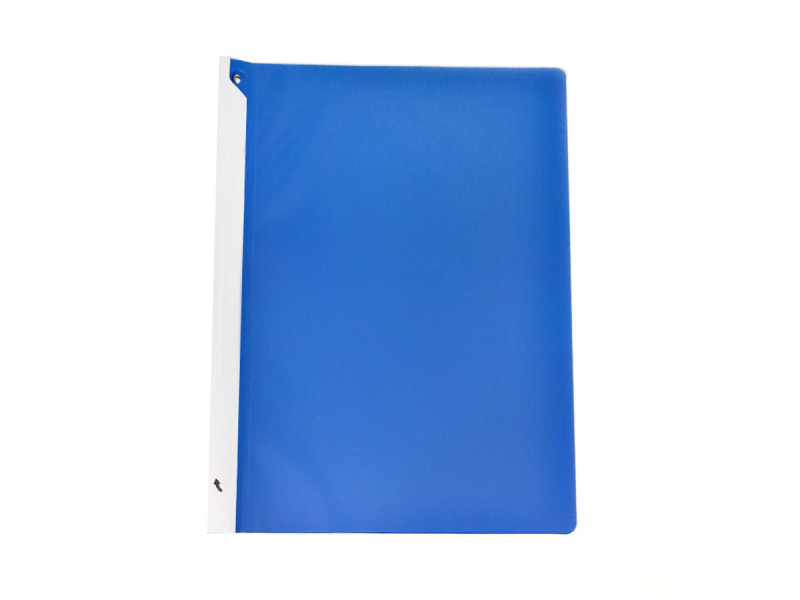 Dosar plastic A4 cu bagheta pivotanta, albastru - Fotografie 1