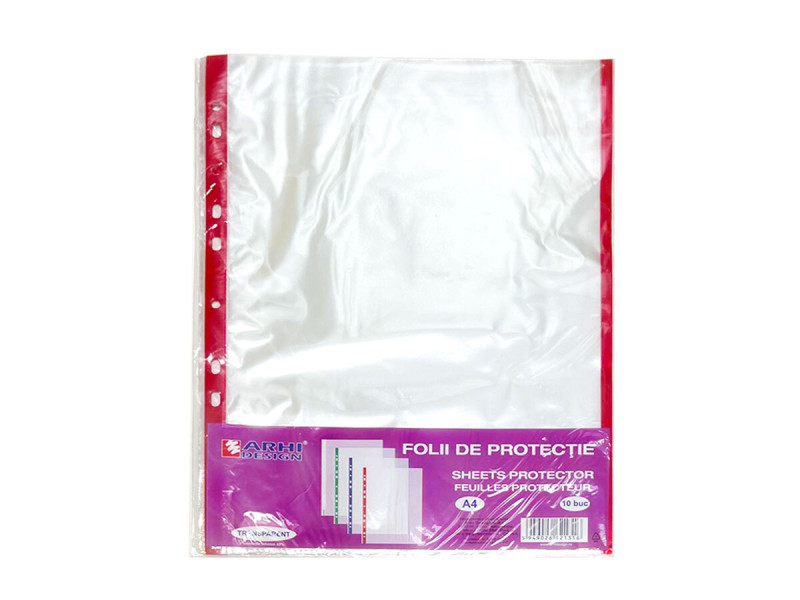File protectie color, Arhi Design 10 buc/set- 30 microni - Fotografie 2