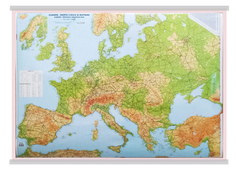 Harta Europa 100 x 140 cm - Fotografie 1
