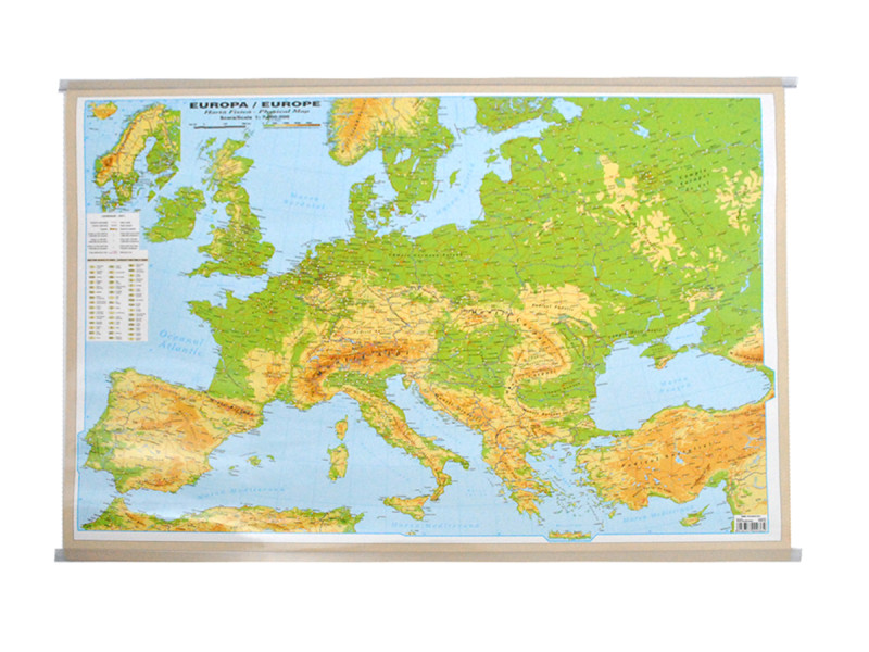 Harta Europa 50 x 70 cm - Fotografie 1