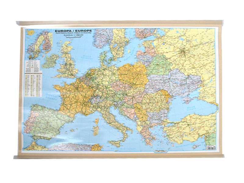 Harta Europa 50 x 70 cm - Fotografie 2