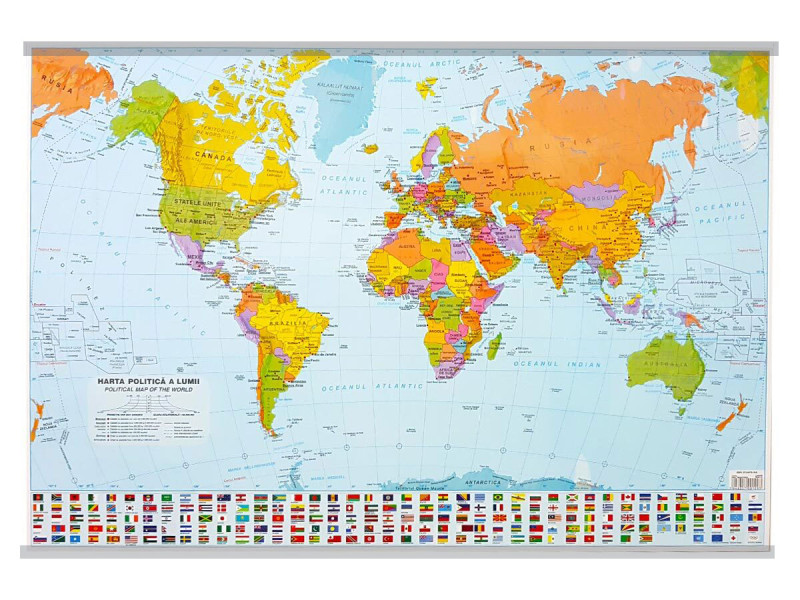 Harta Lumii 100 x 140 cm - Fotografie 2