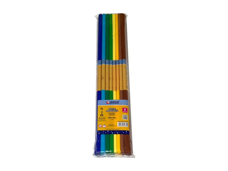 Hartie creponata 8 buc/set, 150x50 cm, Model 1 - Fotografie 1