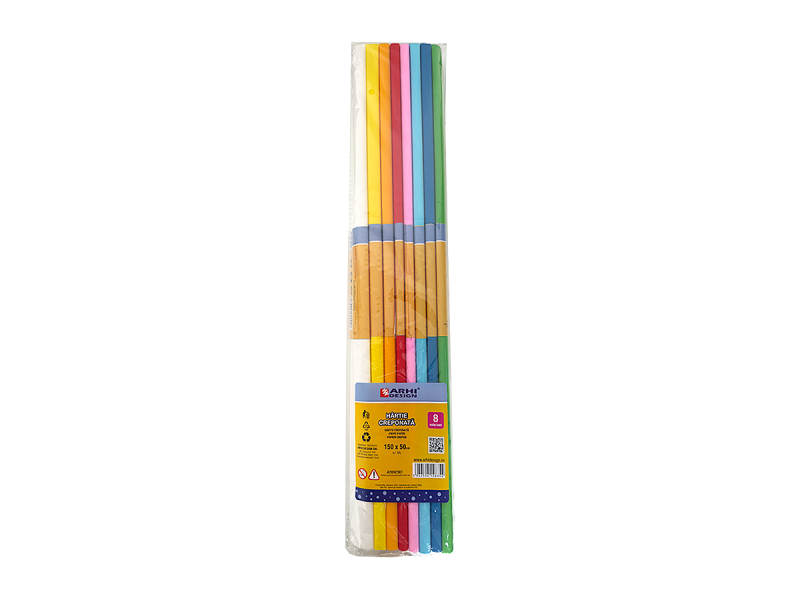 Hartie creponata 8 buc/set, 150x50 cm, Model 3 - Fotografie 1