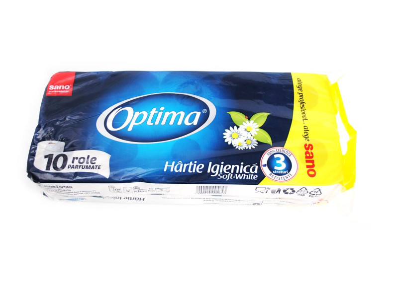 Hartie igienica soft Optima - 3 straturi - Fotografie 1