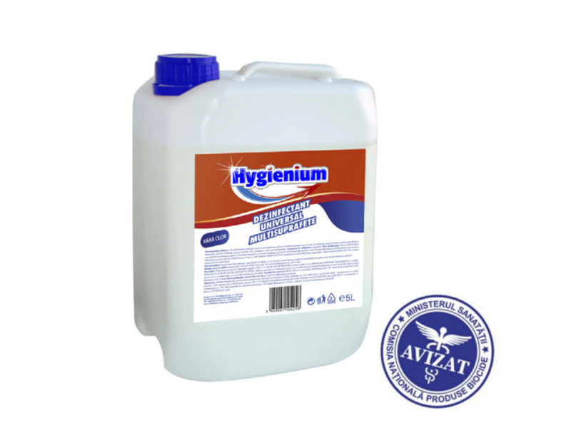 Hygienium dezinfectant universal multisuprafete 5L - Fotografie 1