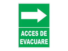 Indicator Acces Evacuare