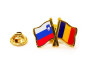 Insigna pin dublu steag Romania si orice steag - bulk - imagine 34