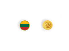 Insigna pin rotunda personalizabila, steag Lituania