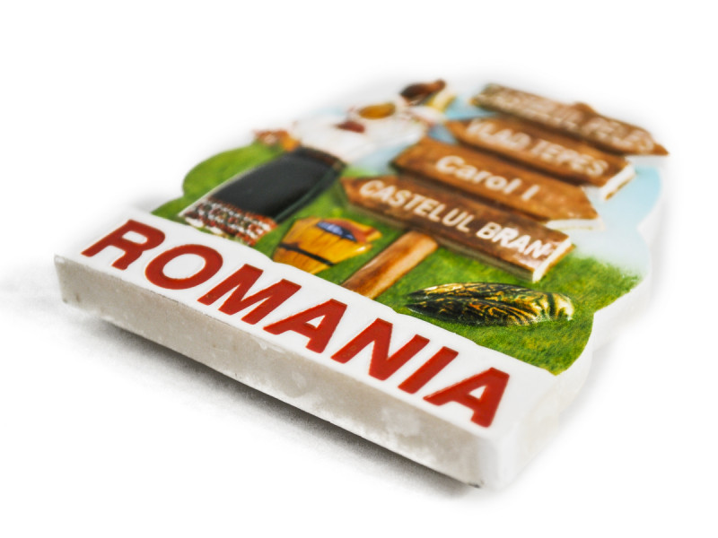 Magnet suvenir frigider Romancuta 3D - Fotografie 2