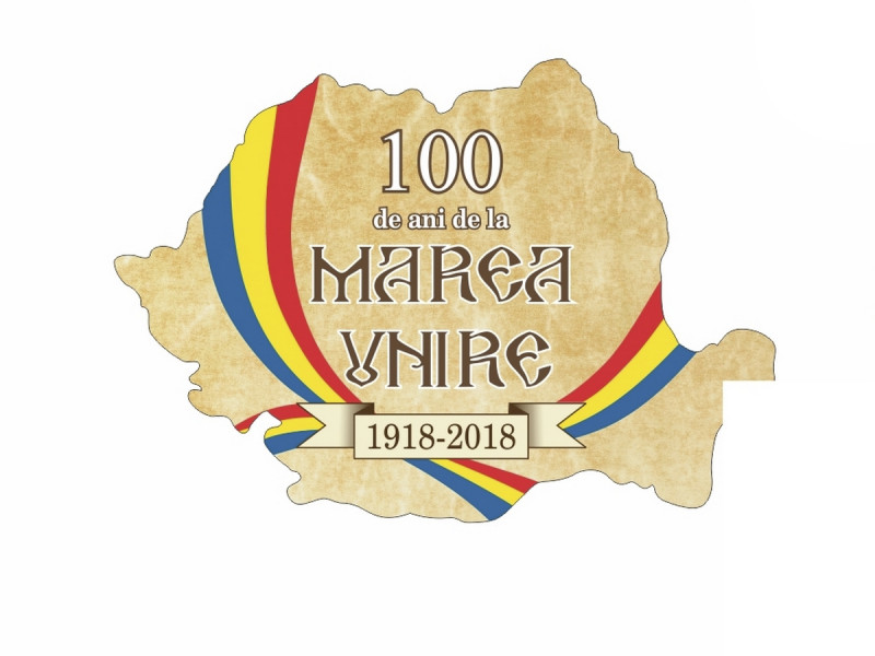 Magnet Harta Romaniei Marea Unire, Tricolor - Fotografie 1