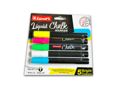 Marker Chalk Luxor lichid 3050, 5 buc/set