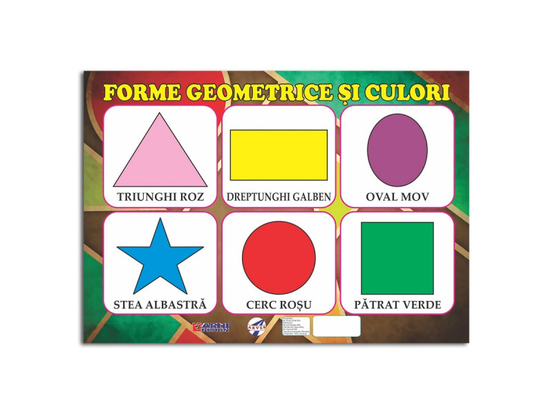 Plansa Forme Geometrice A4 - Fotografie 1