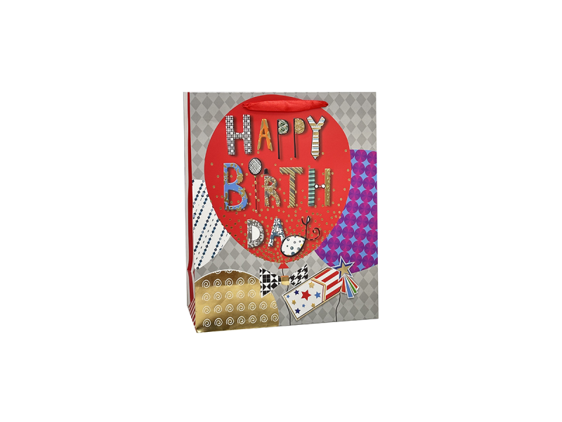 Punga cadou Aniversare, dimensiune 18*23*10cm, Model 1 - Fotografie 1