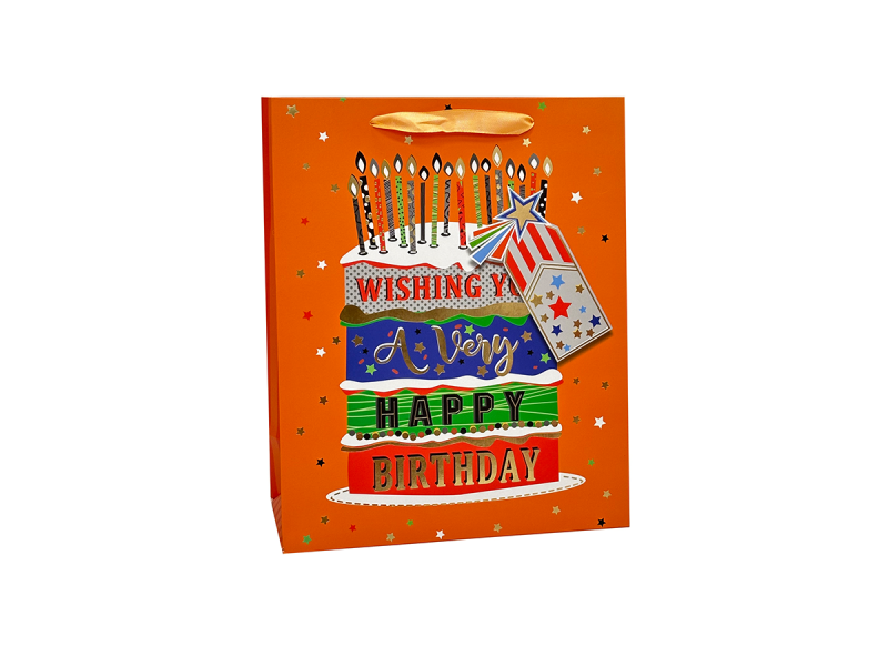 Punga cadou Aniversare, dimensiune 26*32*12 cm, Model 3 - Fotografie 1