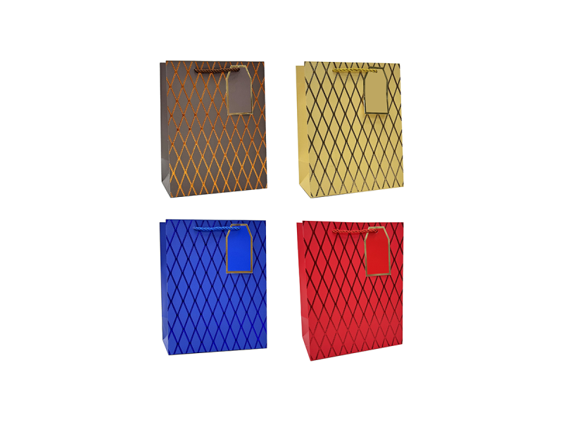 Punga cadou Eleganta, dimensiune 11*14*6 cm, diverse culori - Fotografie 1