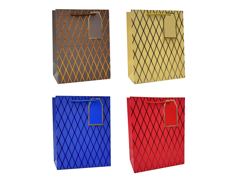 Punga cadou Eleganta, dimensiune 26*32*10 cm, diverse culori - Fotografie 1