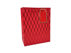 Punga cadou Eleganta, dimensiune 26*32*10 cm, Rosu