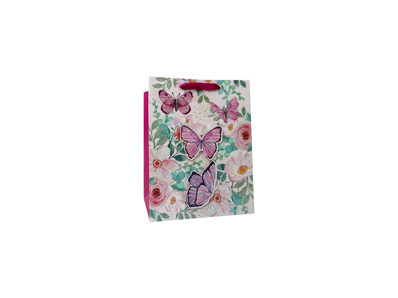 Punga cadou Fluturi, dimensiune 18*23*10 cm, Model 4 - Fotografie 1