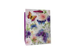 Punga cadou Fluturi, dimensiune 26*32*12 cm, Model 1